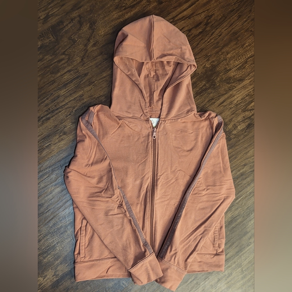 Women's Pink Offline By Aerie Full Zip Sweatshirt Size Small